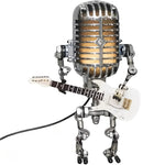 Kreative LED Tischlampe im Retro-Roboterdesign