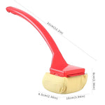 Long-handled grill cleaner with steam pad for effortless cleaning