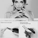 Effiziente Nagelpflege mit gebogenem Klingen-Design