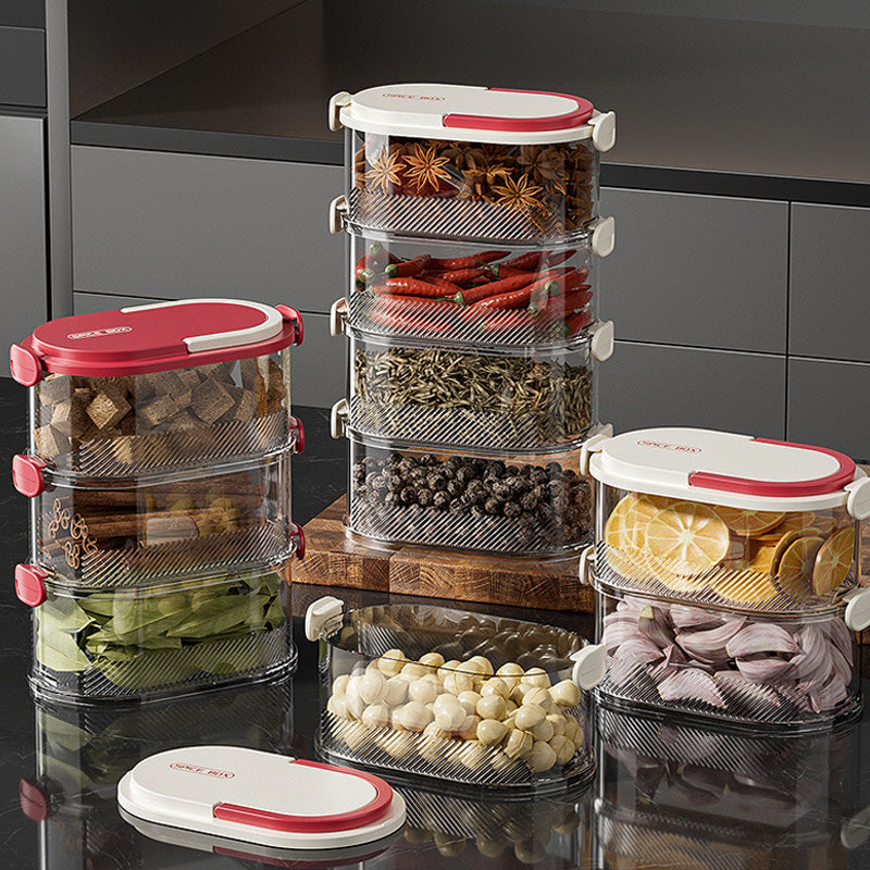Practical spice rack – Keeps fresh, quick access