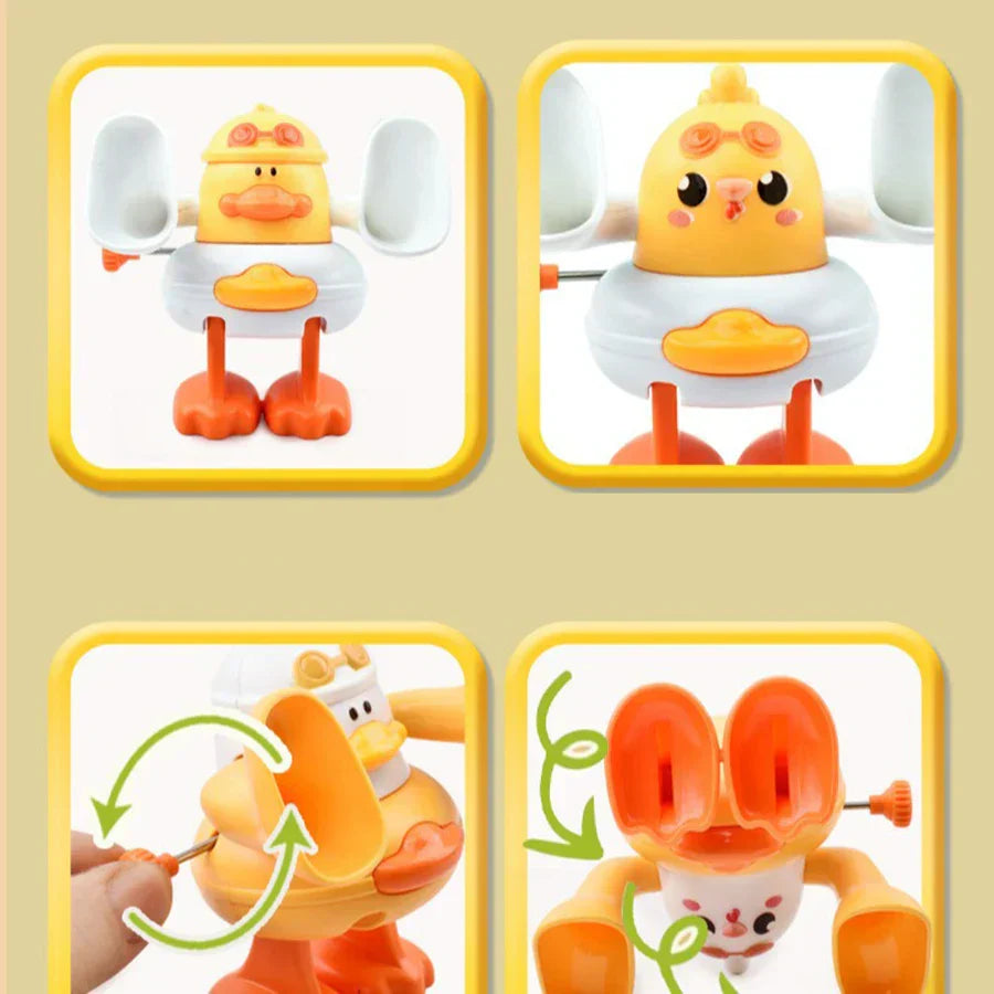 Energetic Animals - Wind-up Toys for Funny Jumps