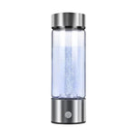 Wiederaufladbare Wasserflasche mit Wasserstoffinfusion in Glasdesign