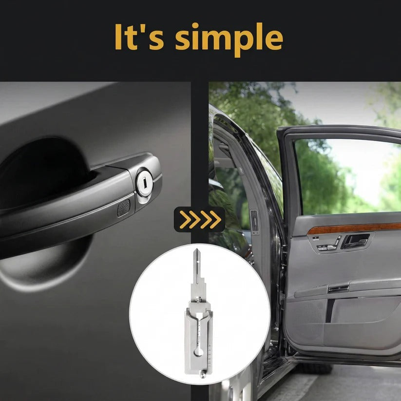 Practical stainless steel tool set for vehicle maintenance