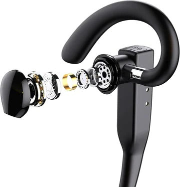 Trucker Bluetooth 5.1 Headset with Dual Microphone and Noise Cancellation