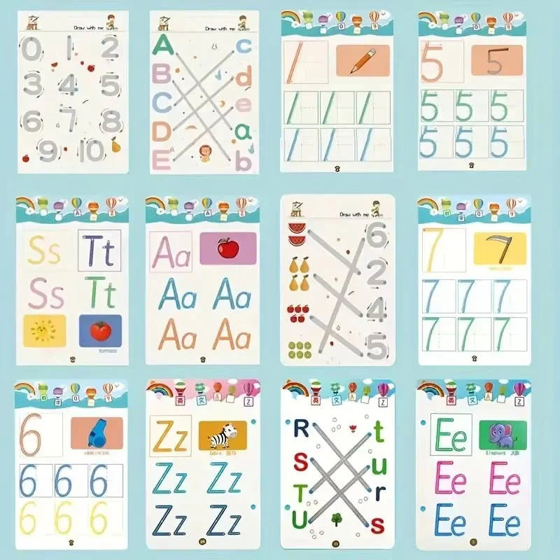 Reusable Writing Practice Book for Preschoolers