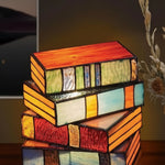 Elegant table lamp in book design