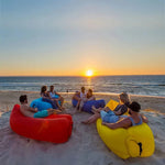 Outdoor Air Lounger - Inflatable Relax Mat for Travel and Camping