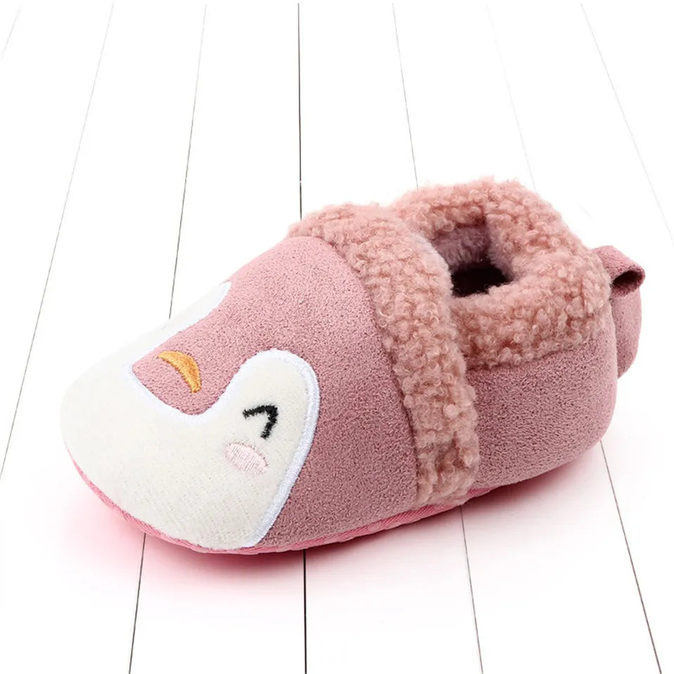 Animal Plush Slippers for Babies and Toddlers – Warm