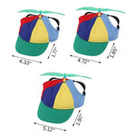 Adjustable Pet Hat with Toy Propeller