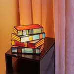Elegant table lamp in book design