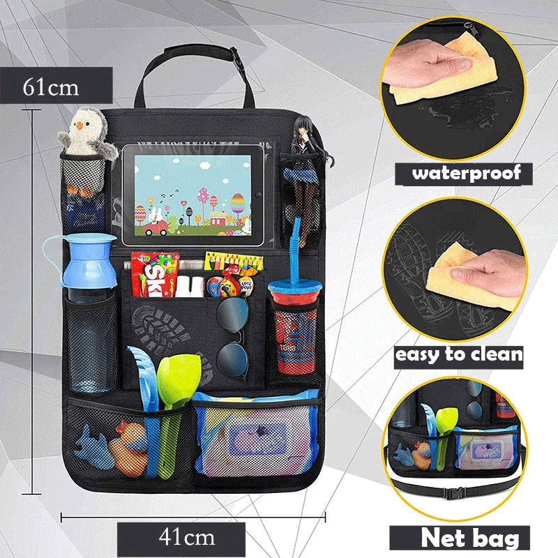 Car Seat Organizer – Practical Storage and Entertainment for Travel
