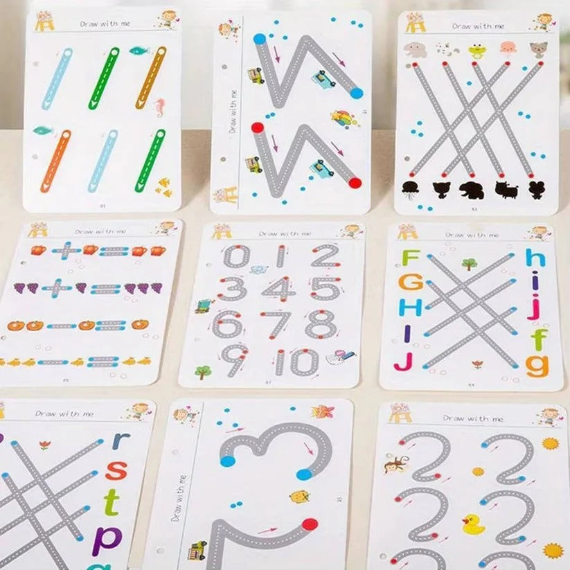 Reusable Writing Practice Book for Preschoolers