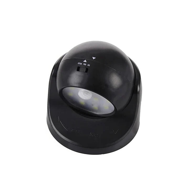 Intelligente LED-Sicherheitsleuchte mit 360° drehbarem Kopf