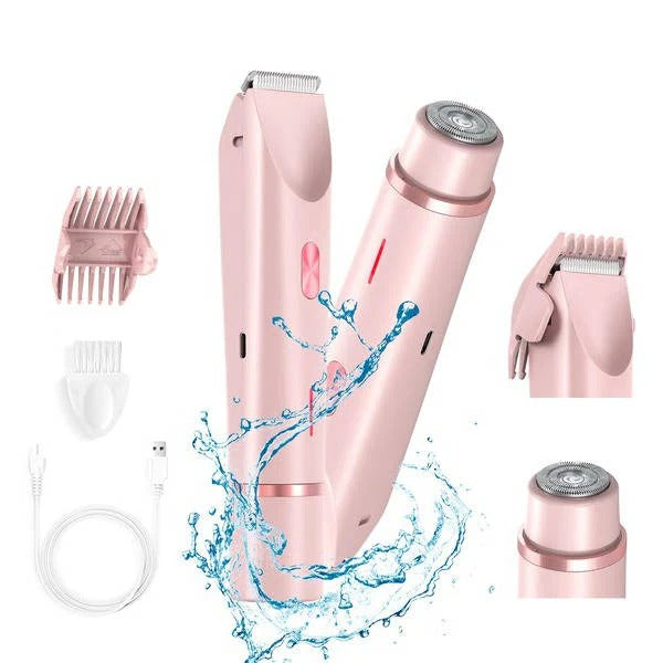 Frauen Körpertrimmer mit Dual-Kopf und IPX7 wasserdichtem Design