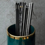 Sustainable Chopsticks Set of 5 with Non-Slip Grip