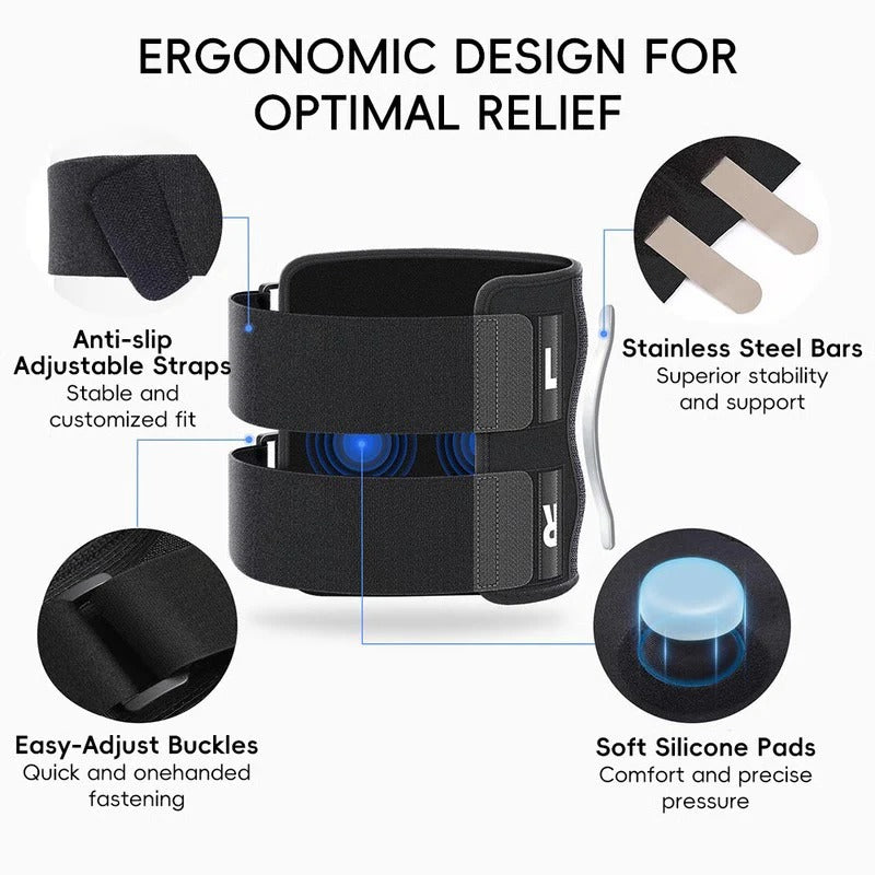 Adjustable lumbar support with dual-pressure cushion system