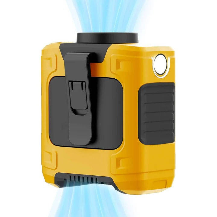 Portable Mini Fan with LED and Handheld Design