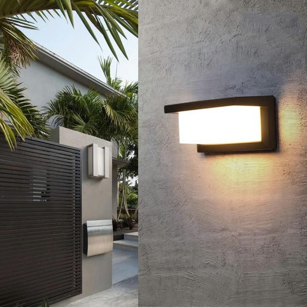 Elegante LED Außenleuchte für Wandmontage