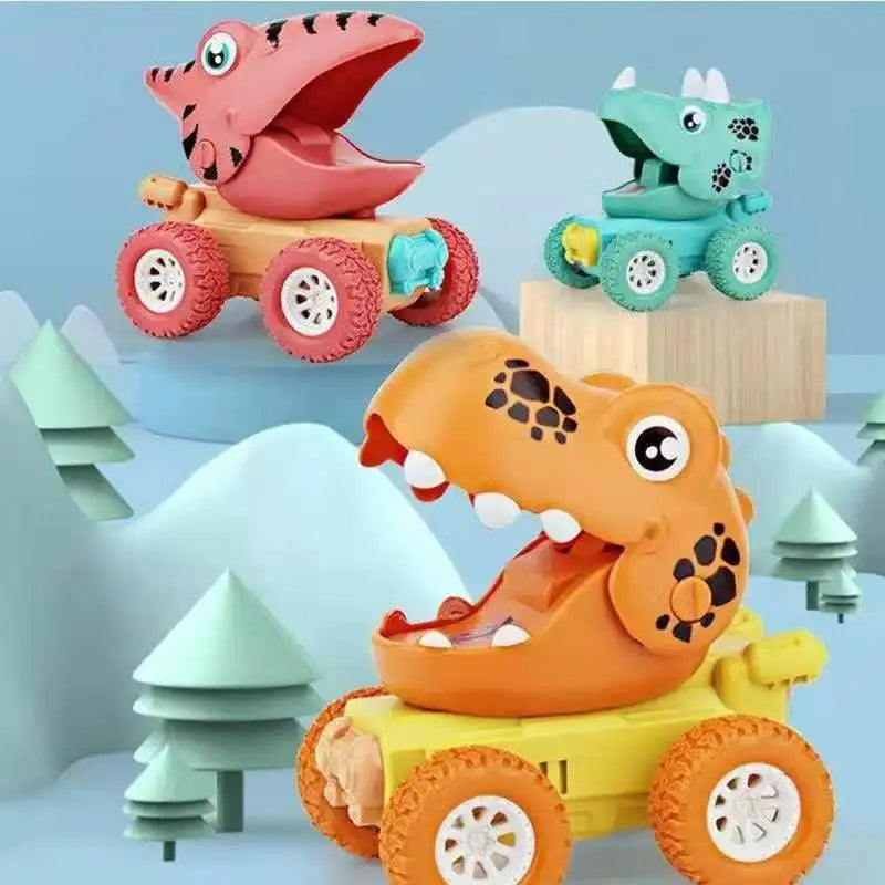 Dinosaur Trucks for Driving Fun - Funny Dino Toys