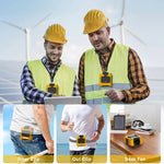 Portable Mini Fan with LED and Handheld Design