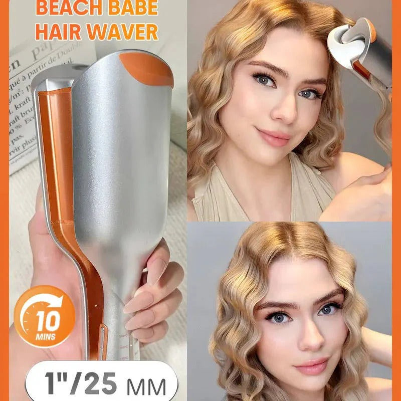 25mm Doppelzylinder-Haarglätter mit 5 Temperaturstufen