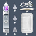 Rechargeable Electric Baby Nasal Aspirator with 3 Suction Modes and Music