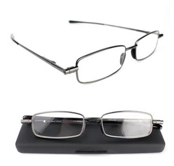 Compact Folding Reading Glasses for Men and Women