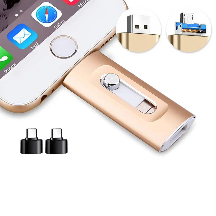 Practical USB stick for photo backups with versatile device compatibility