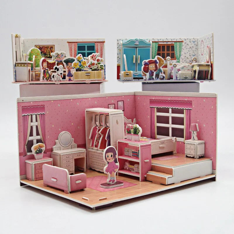 Dream House 3D Puzzle – Creative Play and Design Set
