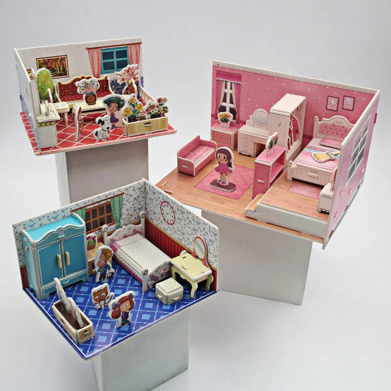 Dream House 3D Puzzle – Creative Play and Design Set