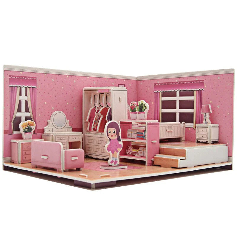 Dream House 3D Puzzle – Creative Play and Design Set
