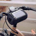 Waterproof Bike Bag with Phone Window – Adjustable Handlebar Bag