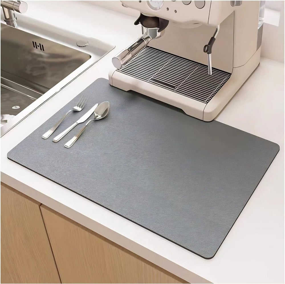 Ultra-Fast Dish Drying Mat for Kitchen | High Water Absorption
