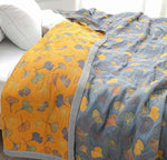 Natural Elegance: Ginkgo Bedspread for Your Home
