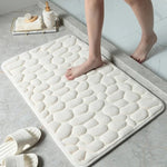 Comfort Bath Mat with Pebble Texture