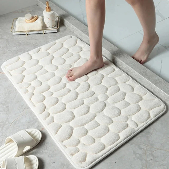 Comfort Bath Mat with Pebble Texture