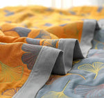 Natural Elegance: Ginkgo Bedspread for Your Home