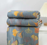 Natural Elegance: Ginkgo Bedspread for Your Home