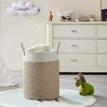 Practical Foldable Storage Basket – Robust Cotton Solution for Laundry, Toys, and Home Organization