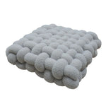 Knot Pillow – Elegant, handcrafted decorative pillow made of velvet and lamb wool