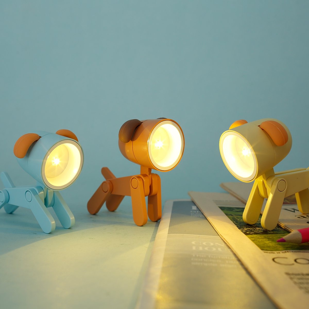 Niedliche Tier-Nachtlampe für Kinder – Warmes LED Licht für das Schlafzimmer