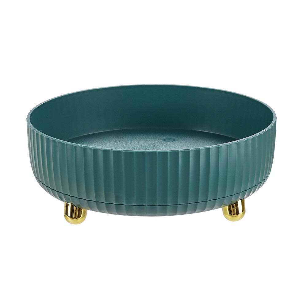 Practical 360° Rotating Storage Tray – Robust Organizer for Home & Kitchen