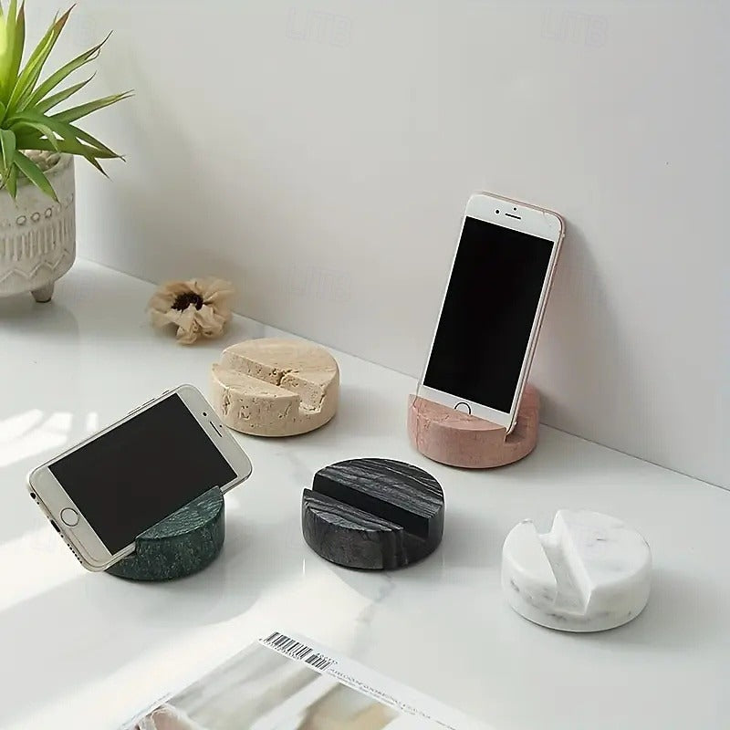Stilvoller Smartphone Halter aus Naturstein – Wasserdicht und Praktisch für Zuhause & Büro