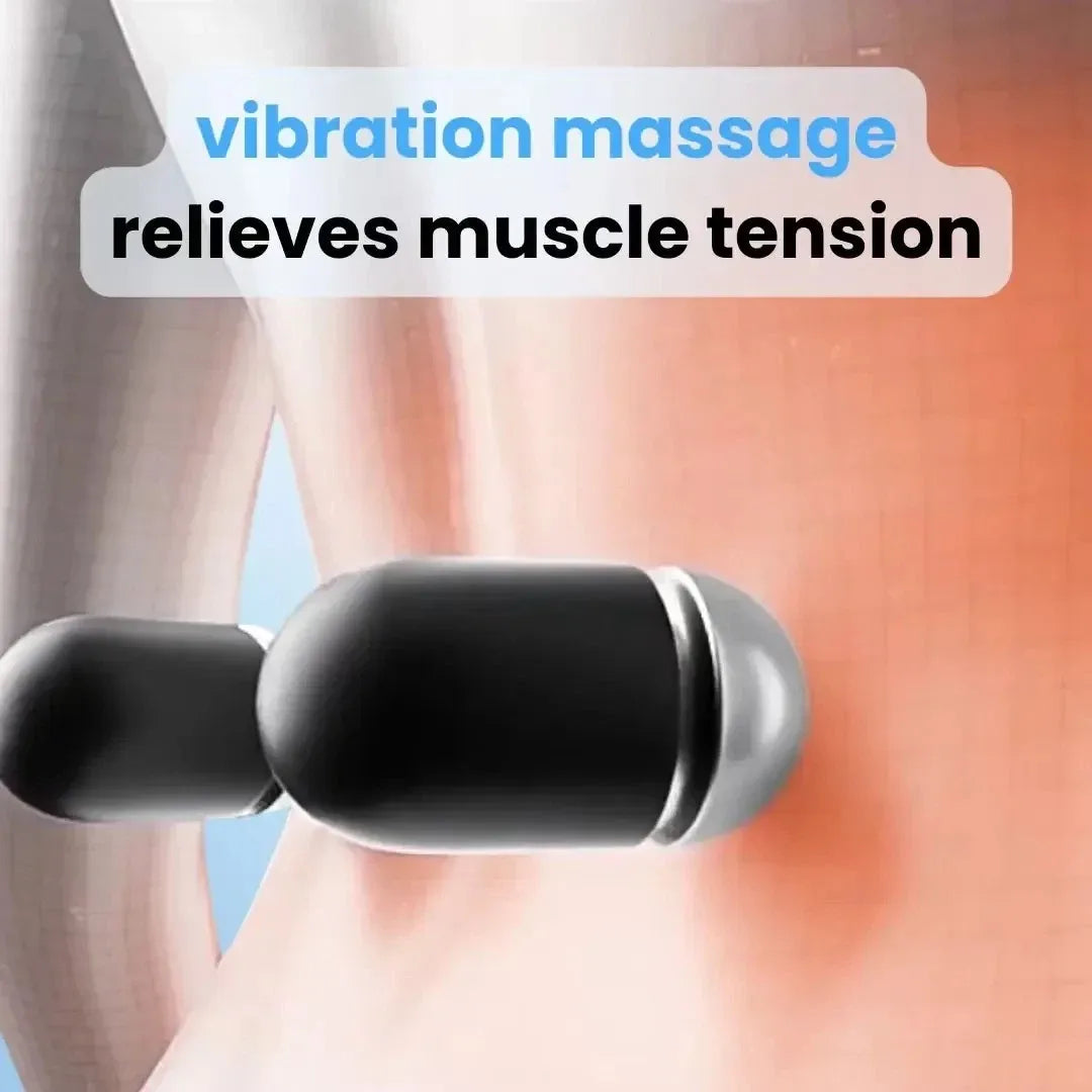 RelaxoTech | Back Massager with Heat & Vibration – 3-in-1 Therapy for Back Pain