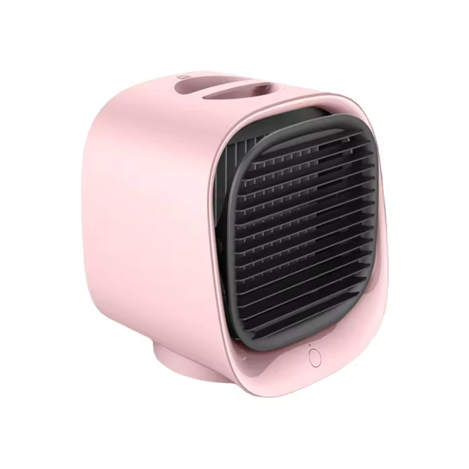 Leiser USB-Tischventilator mit Nebelfunktion und Nachtlicht – 3 Geschwindigkeiten für Zuhause und Büro
