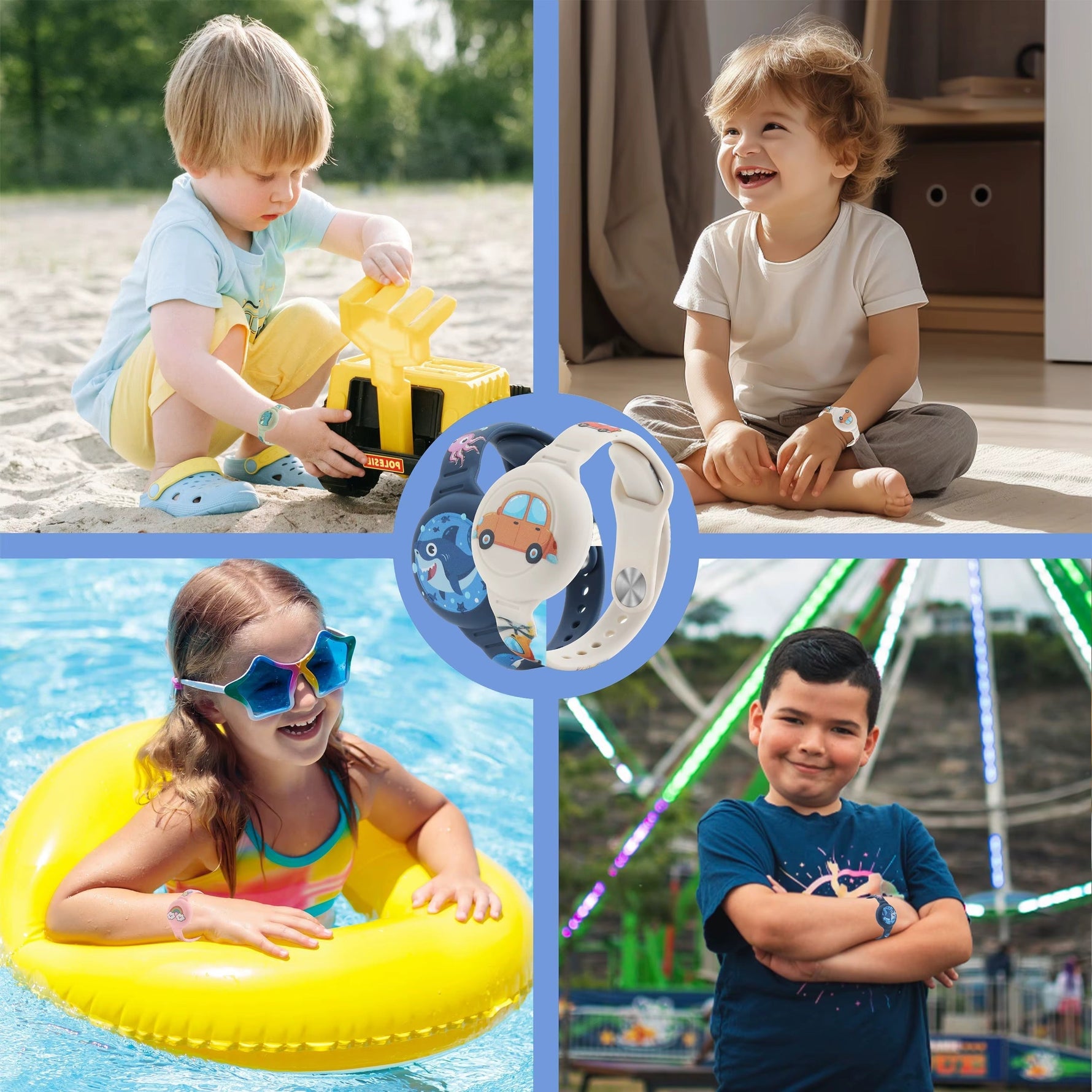GPS Smartwatch for Kids – Silicone Holder for Tracker