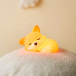 Wiederaufladbare Fuchs-Nachtlampe – Sanfte Silikonlampe für Kinder