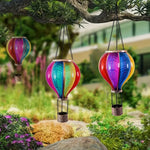 Solarlaterne mit Ballon-Design – Wetterfeste Gartenbeleuchtung