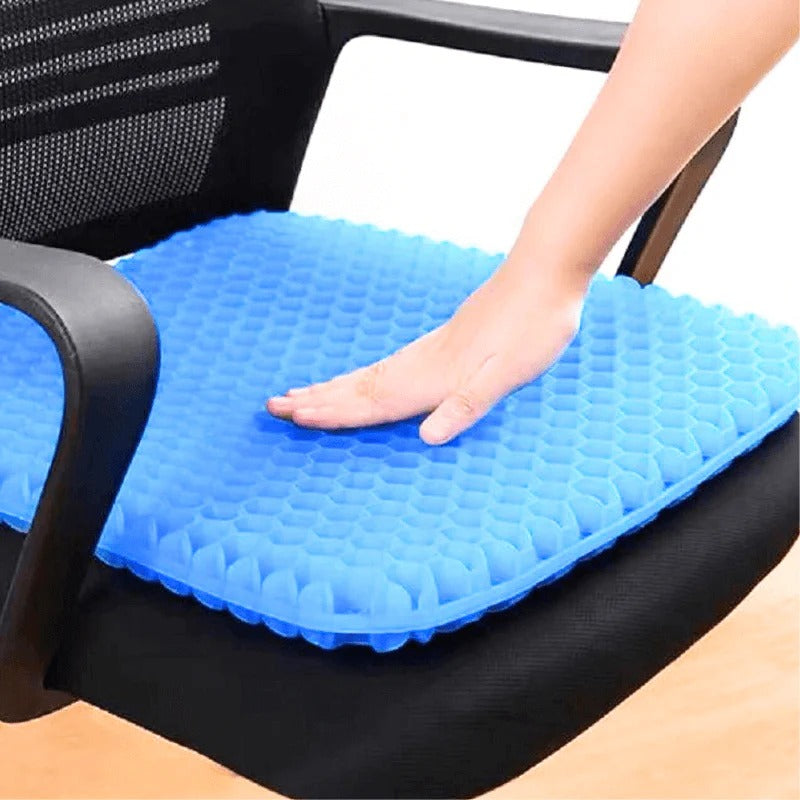 Ergonomisches Sitzkissen aus Gel mit abnehmbarem Bezug – Komfort für Zuhause und unterwegs