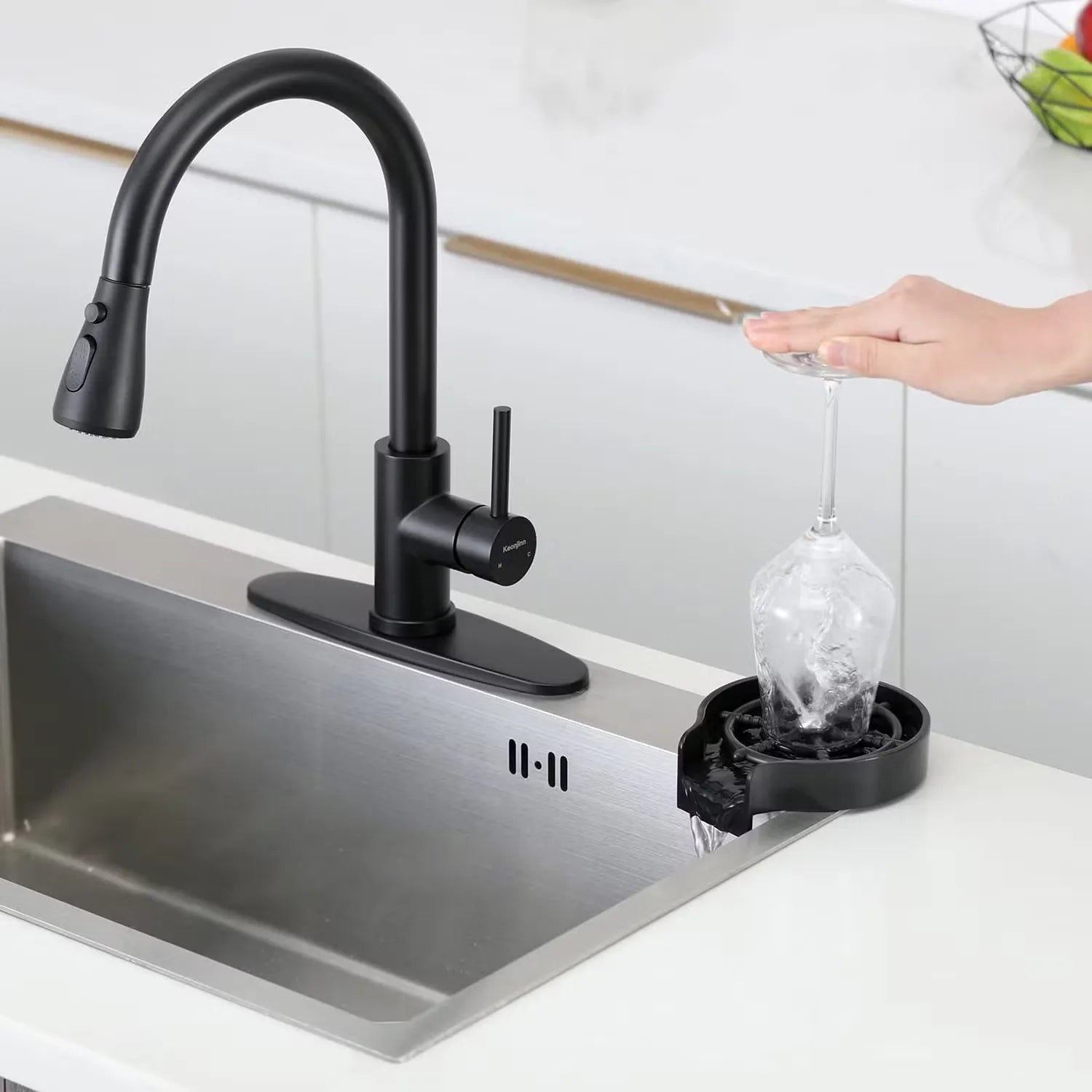 Automatischer Edelstahlbecherreiniger mit vielseitiger Jet-Reinigung